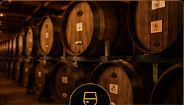 Barossa wine barrels
